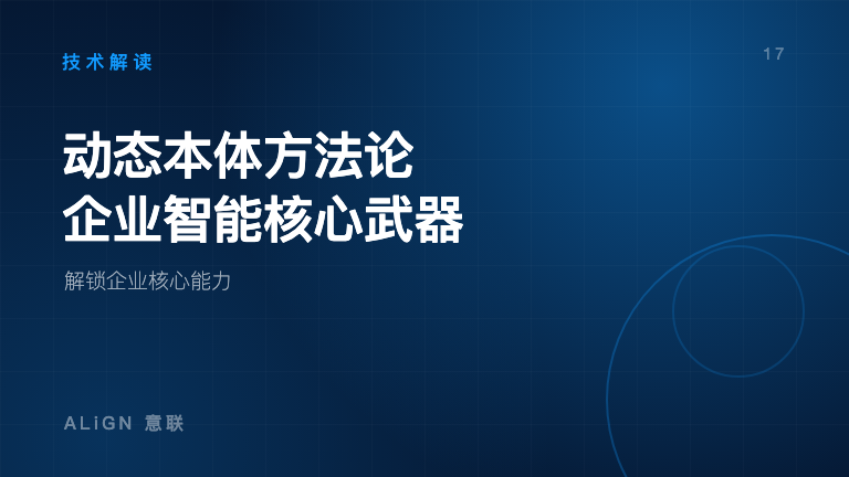 企业智能的核心武器：动态本体方法论